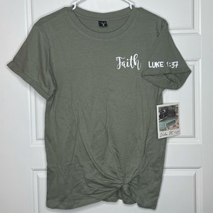Faith tee NWT